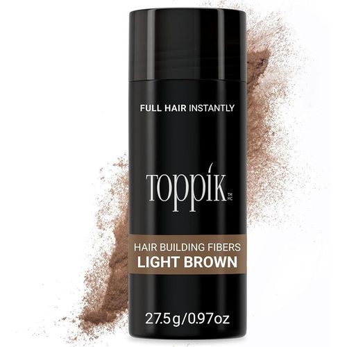 TOPPIK HAIR BUILDING FIBERS LIGHT BROWN
