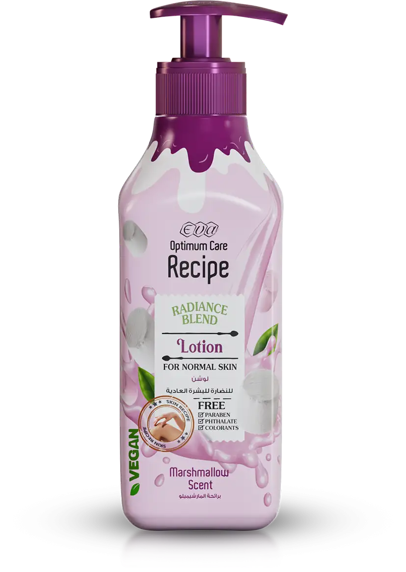 EVA OPTIMUM CARE RECIPE NOURISHING BLEND LOTION FOR NORMAL SKIN - MARSHMALLOW SCENT 370ML
