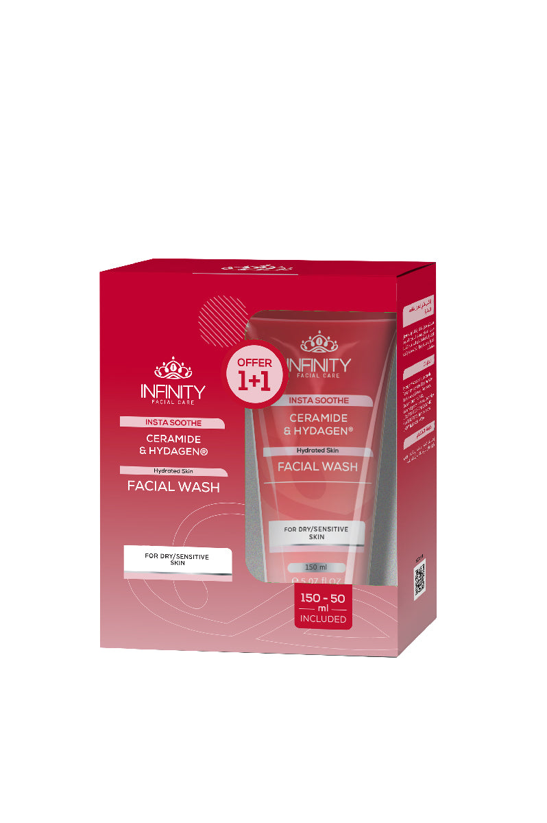 Infinity Facial Care Insta Soothe Facial Wash Promopack 1+1