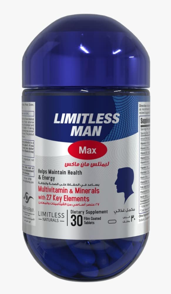 LIMITLESS MAN MAX 30 TABLETS