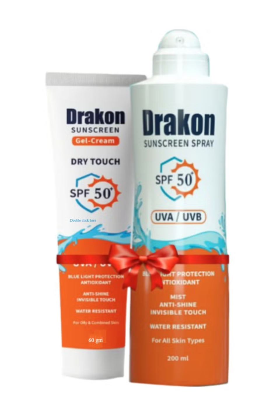 DRAKON Sunscreen Spray 200ML + Gel 60ML