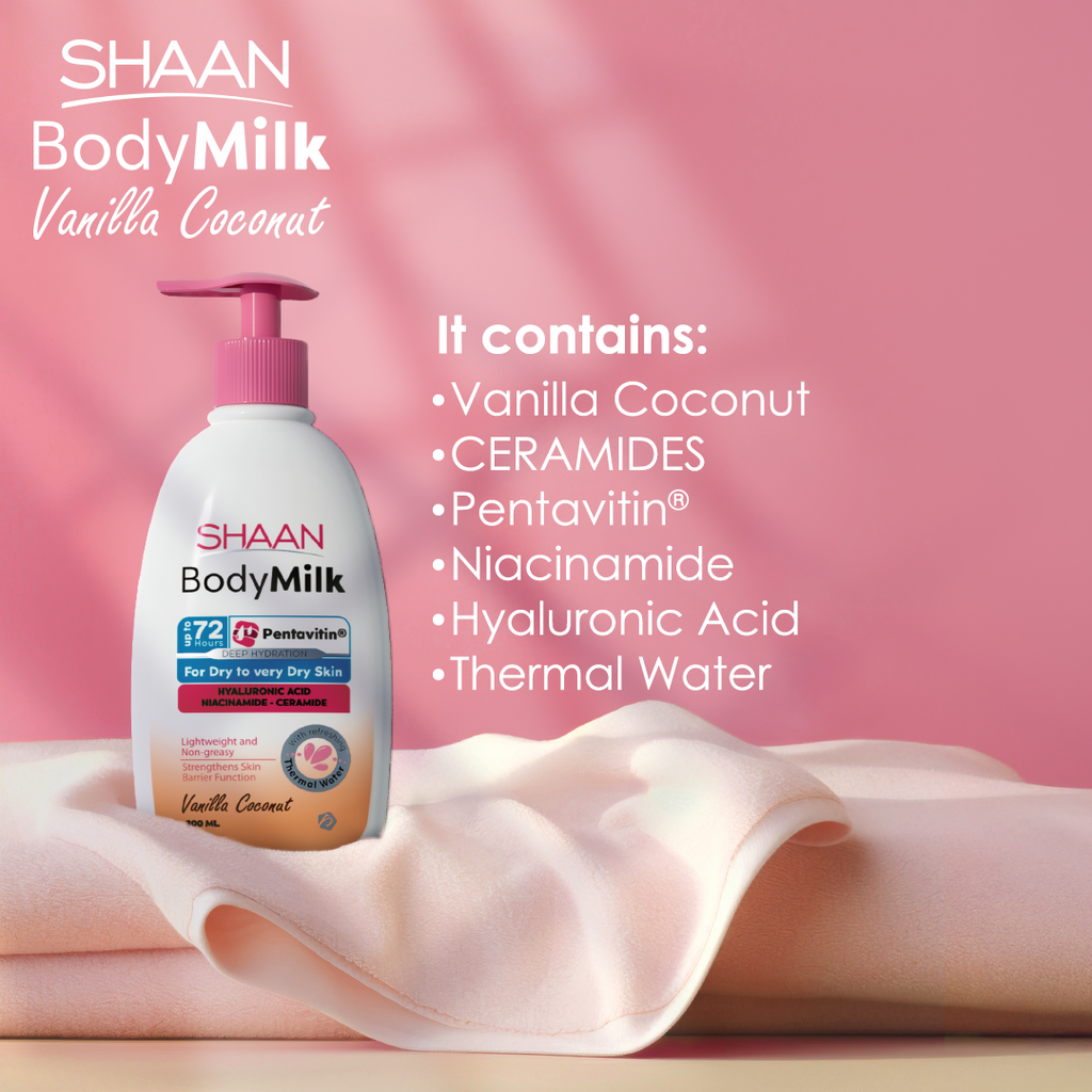 Shaan Body Milk Vanilla Coconut 300 ml - E Parkville