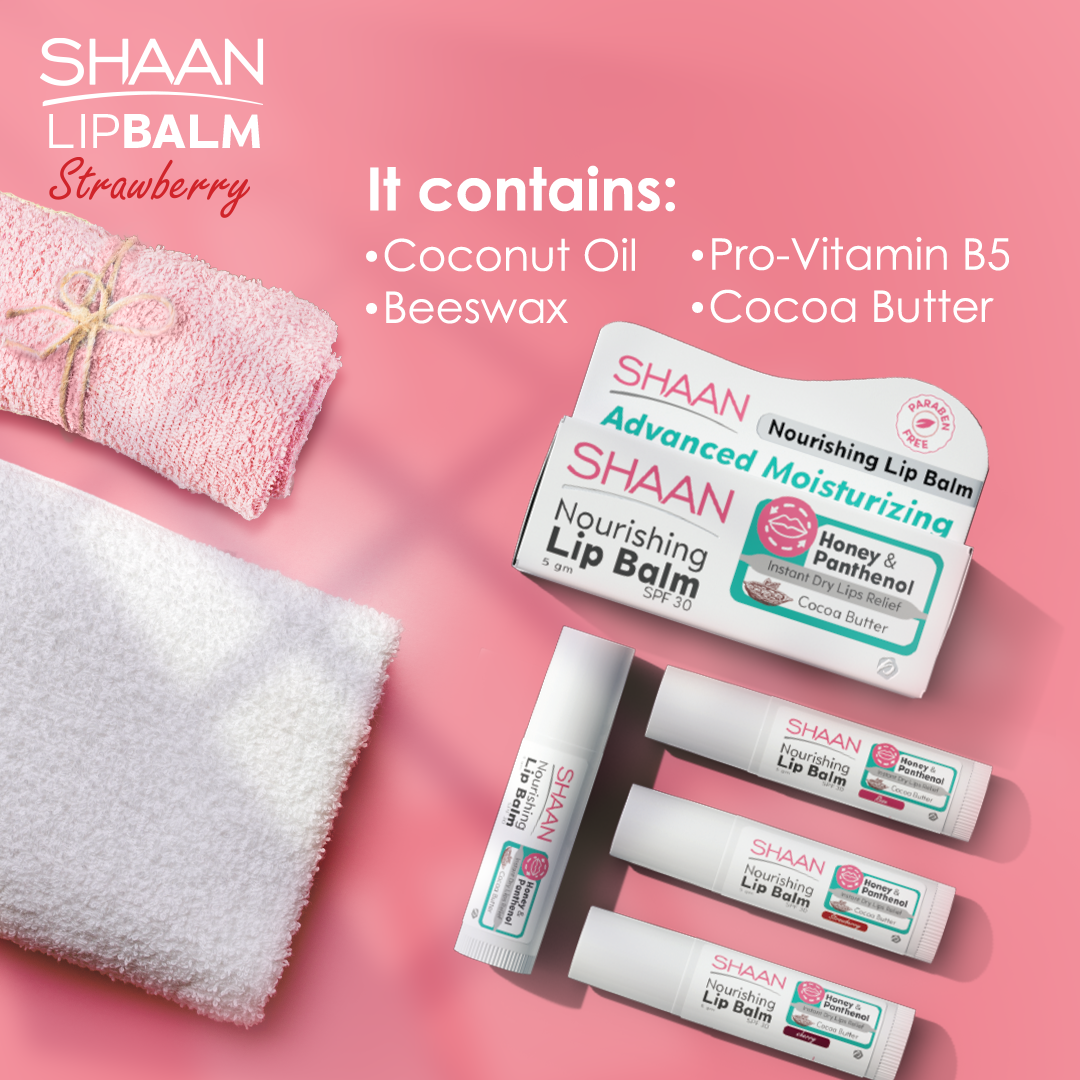 Shaan Lip Balm Strawberry 5 gm - E Parkville