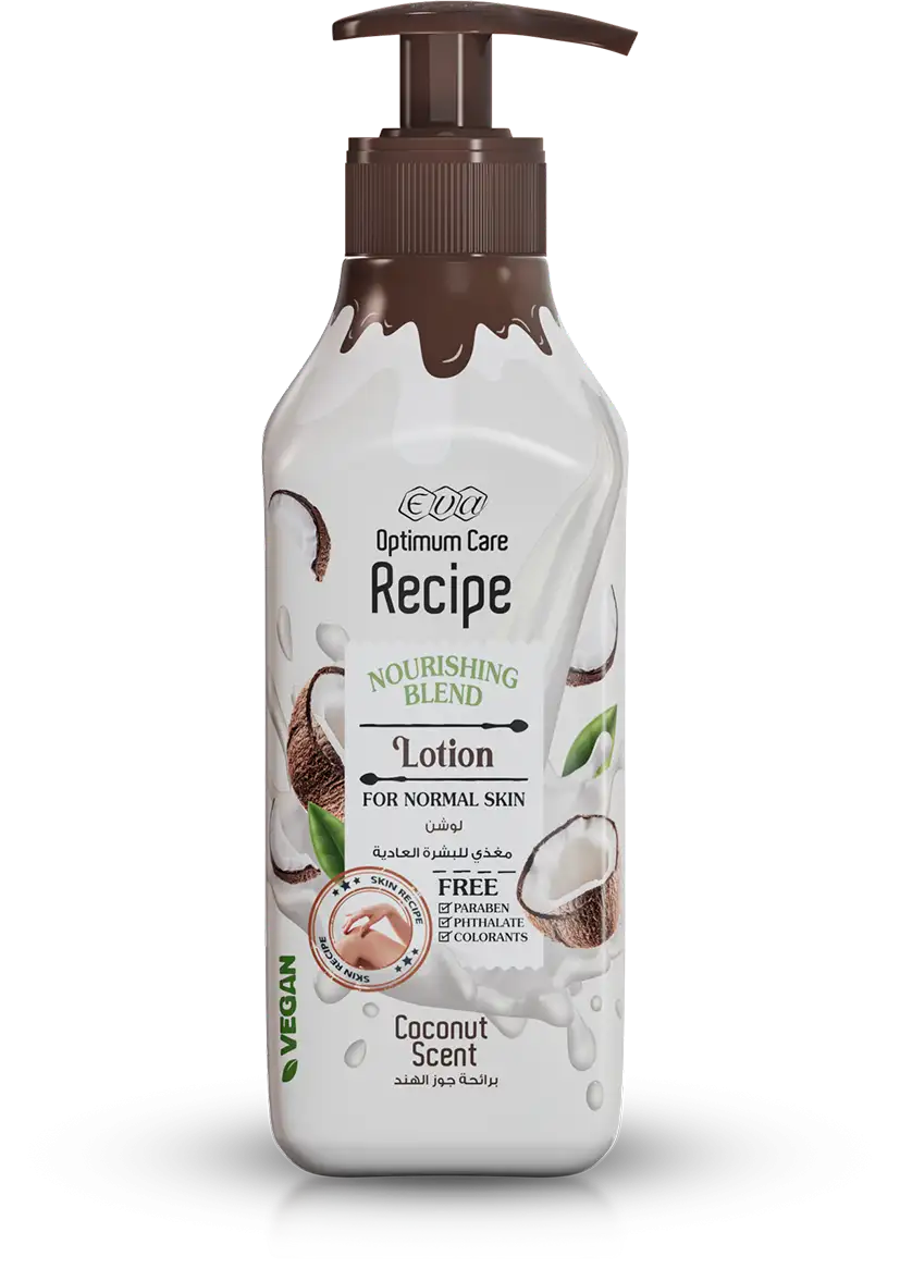 EVA OPTIMUM CARE RECIPE NOURISHING BLEND LOTION FOR NORMAL SKIN - COCONUT SCENT 370ML