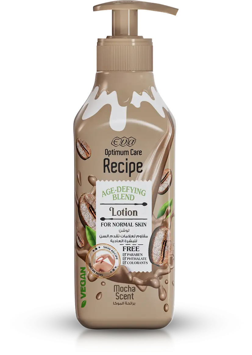 EVA OPTIMUM CARE RECIPE NOURISHING BLEND LOTION FOR NORMAL SKIN - MOCHA SCENT 370ML
